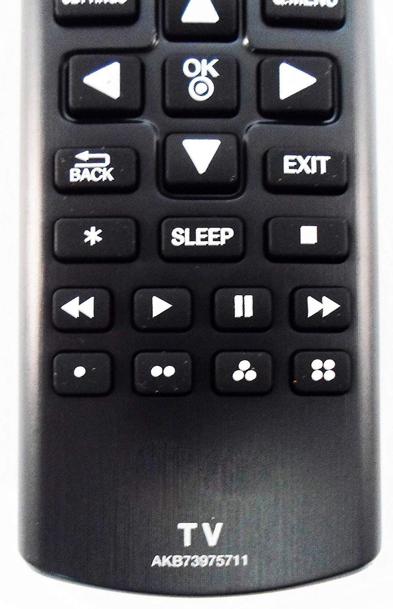 AKB73975711 Remote Control Replaced for LG TVs 42LB5600-UZ, 55LB5900-UV and Almost All Late Model LG TV's